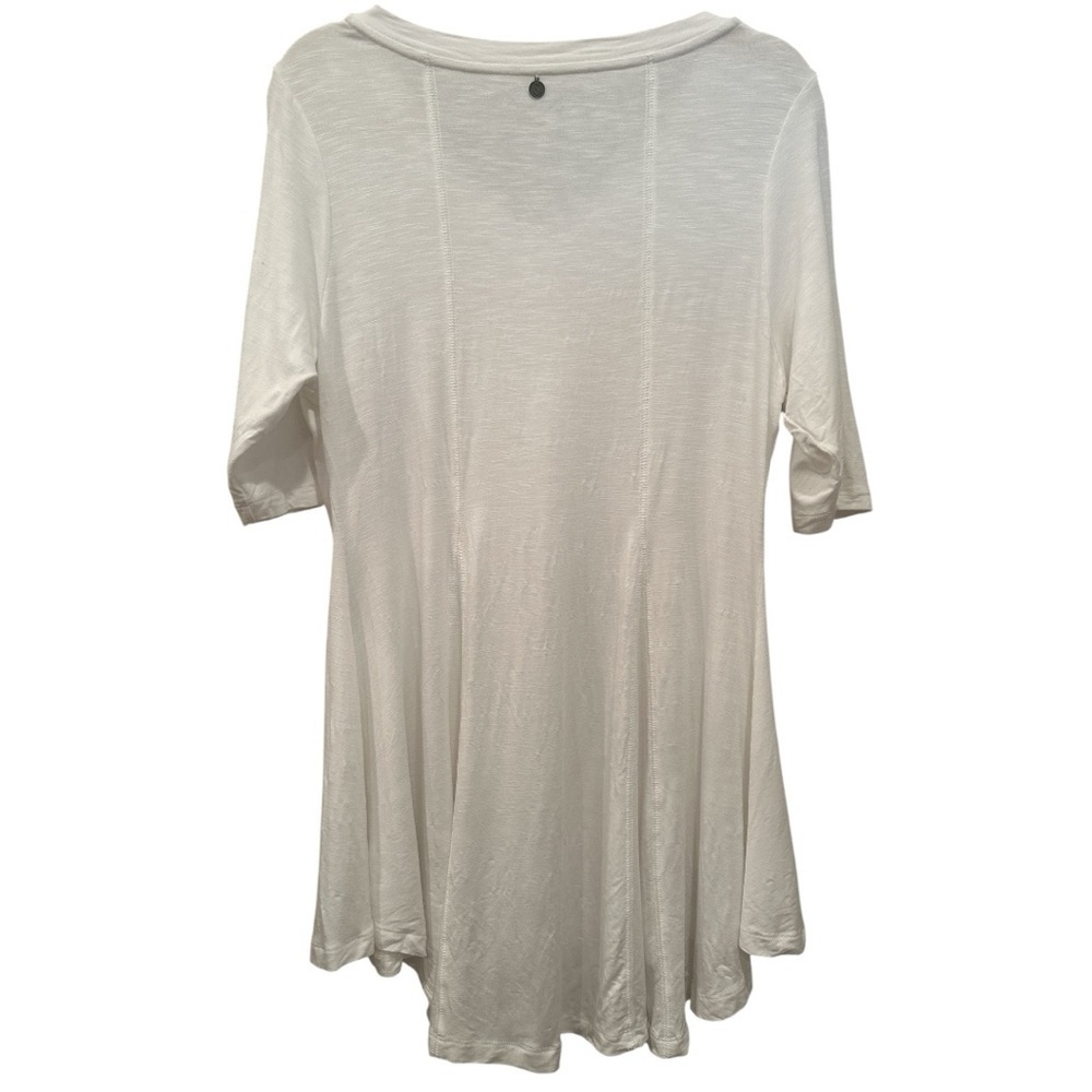 Soft Surroundings V-Neck Women's Tunic Stretchy Casual Staple Versatile Sz M - Picture 2 of 8